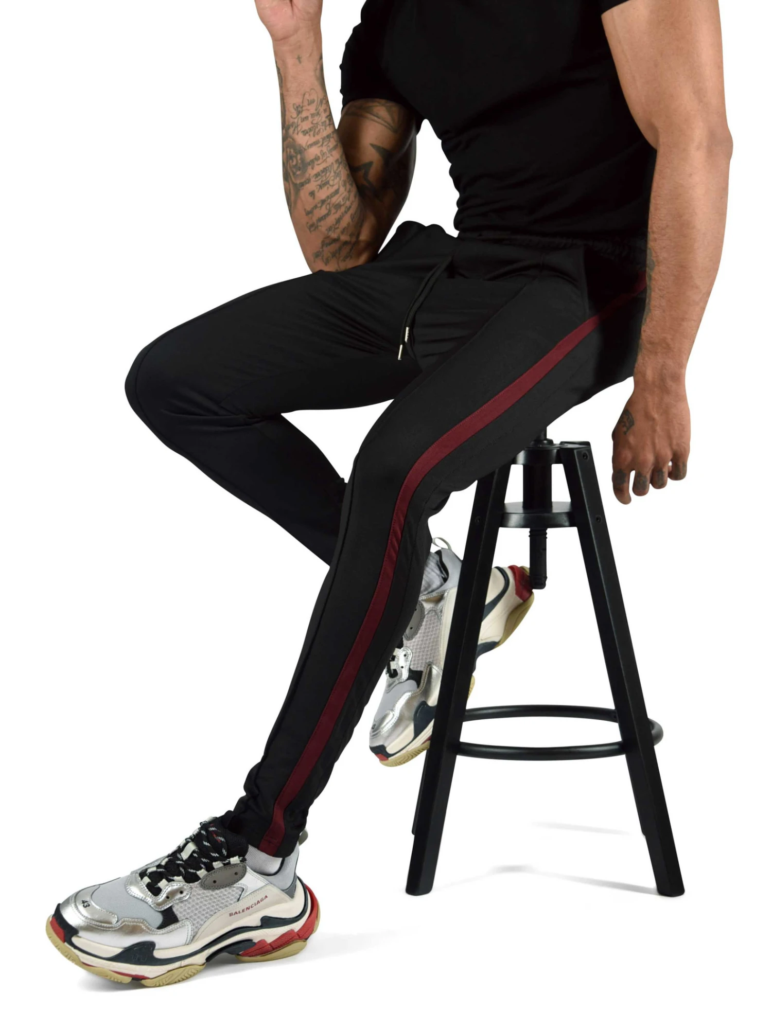 Pantalon De Jogging à Bandes Contrastées 11 Pantalon De Jogging à Bandes Contrastées – Image 9