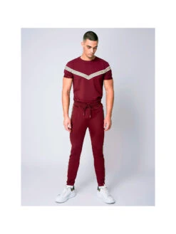 Pantalon De Jogging à Bandes Dorées -Monsieur Chic Soldes Boutique pantalon de jogging a bandes dorees homme project x paris 88184441 2