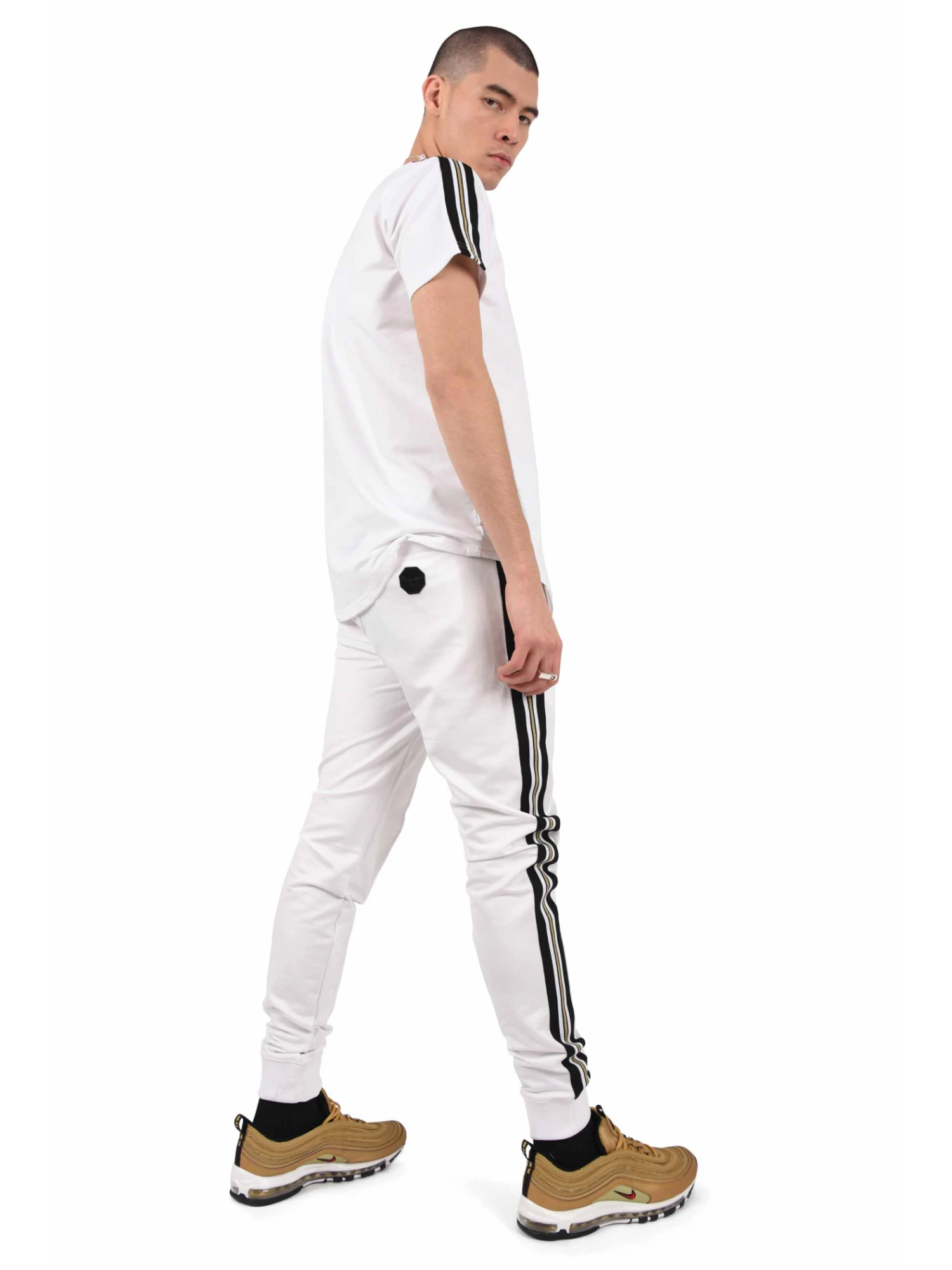 Pantalon De Jogging Bandes Dorées 4 Pantalon De Jogging Bandes Dorées – Image 2