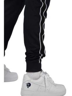 Pantalon De Jogging Bandes Latérales Bicolores Contrastantes -Monsieur Chic Soldes Boutique pantalon de jogging bandes laterales bicolores contrastantes homme project x paris 4