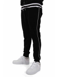 Pantalon Jogging Velvet à Liserés -Monsieur Chic Soldes Boutique pantalon jogging velvet a liseres project x paris 2