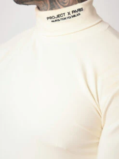 Pull Col Roulé Avec Broderie 11 Pull Col Roulé Avec Broderie -Monsieur Chic Soldes Boutique pull col roule avec broderie 2020071 4