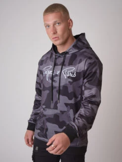 Sweat à Capuche Motif Camouflage Avec Broderie Logo Project X Paris 9 Sweat à Capuche Motif Camouflage Avec Broderie Logo Project X Paris -Monsieur Chic Soldes Boutique sweat a capuche motif camouflage avec broderie logo project x paris sur la poitrine et poche kangourou 1