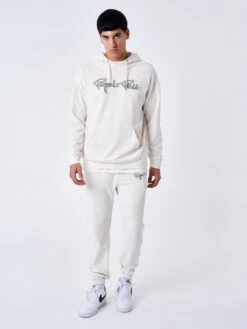 Sweat à Capuche Contour Du Logo Brodé -Monsieur Chic Soldes Boutique sweat a capuche soft contour du logo brode 5