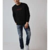 Sweat Broderie Amour -Monsieur Chic Soldes Boutique sweat broderie amour homme project x paris 1920014