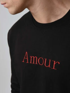 Sweat Broderie Amour -Monsieur Chic Soldes Boutique sweat broderie amour homme project x paris 1920014 3