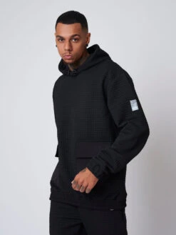 Sweat Capuche Loose Matelassage Carré 9 Sweat Capuche Loose Matelassage Carré -Monsieur Chic Soldes Boutique sweat capuche loose matelassage carre 2020099 2