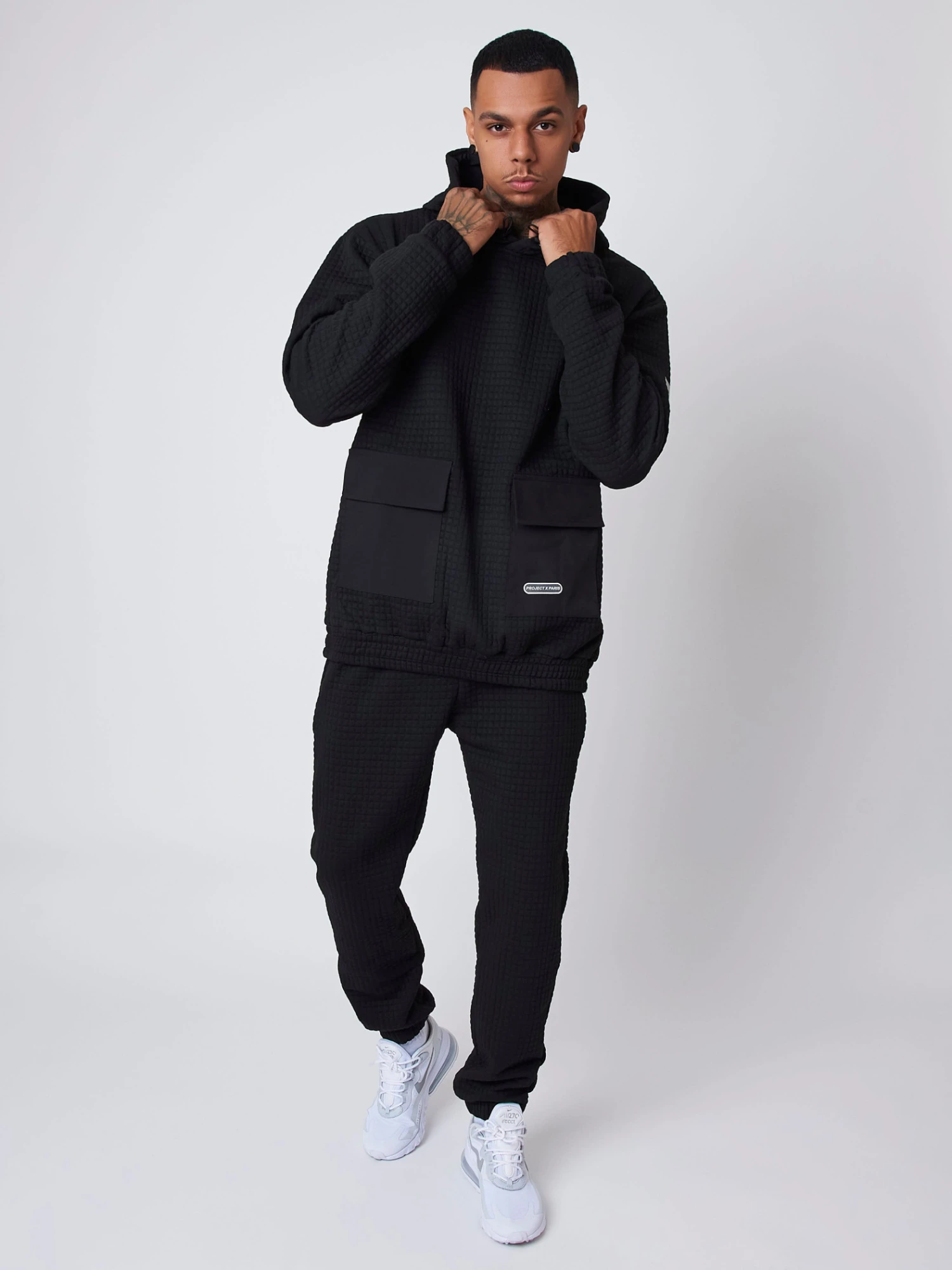 Sweat Capuche Loose Matelassage Carré 6 Sweat Capuche Loose Matelassage Carré – Image 4