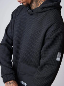 Sweat Capuche Loose Matelassage Carré 11 Sweat Capuche Loose Matelassage Carré -Monsieur Chic Soldes Boutique sweat capuche loose matelassage carre 2020099 4