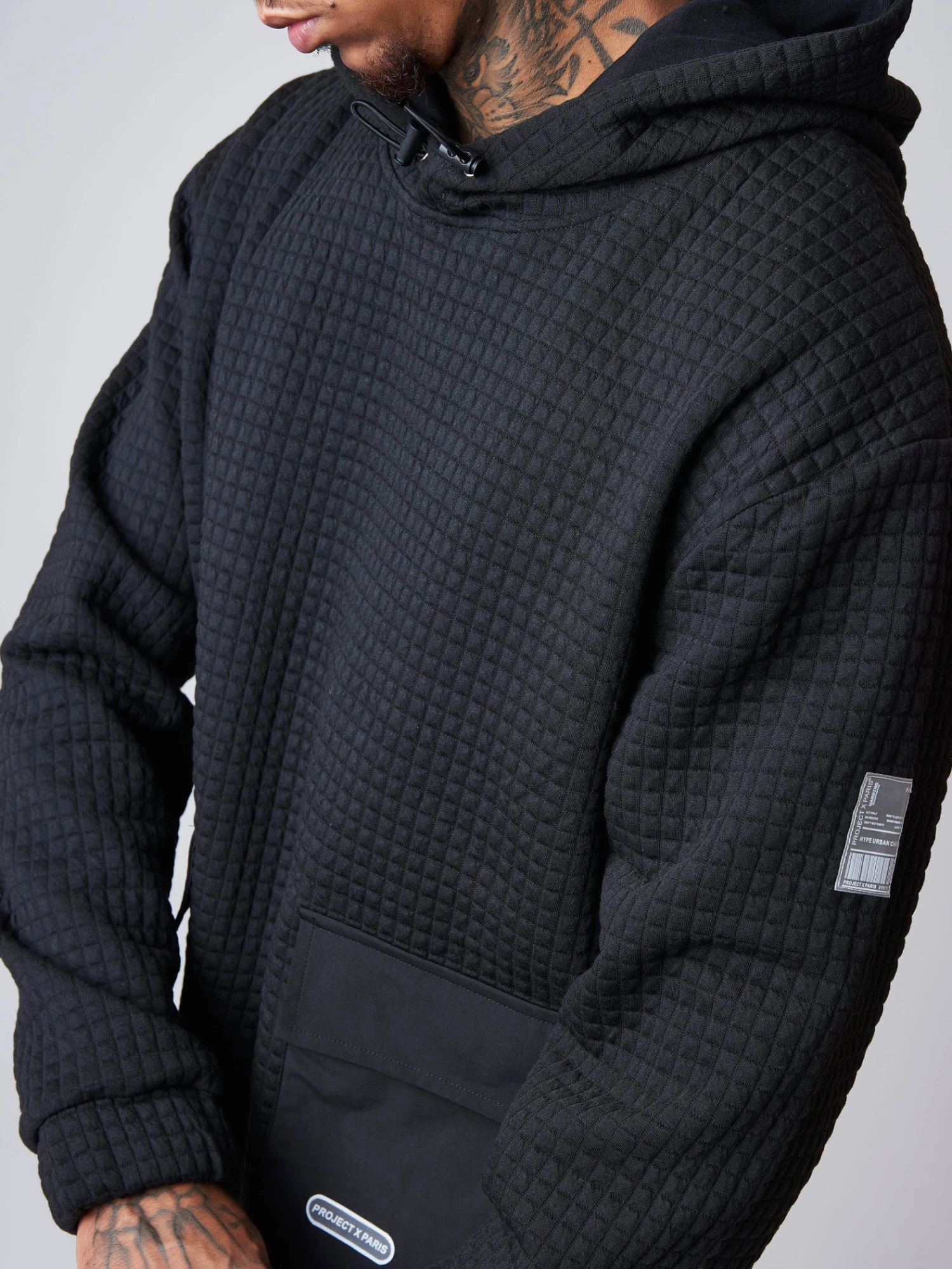Sweat Capuche Loose Matelassage Carré 7 Sweat Capuche Loose Matelassage Carré – Image 5