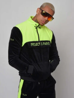 Sweat Style Coupe Vent Bicolore -Monsieur Chic Soldes Boutique sweat style coupe vent bicolore 1920038 2