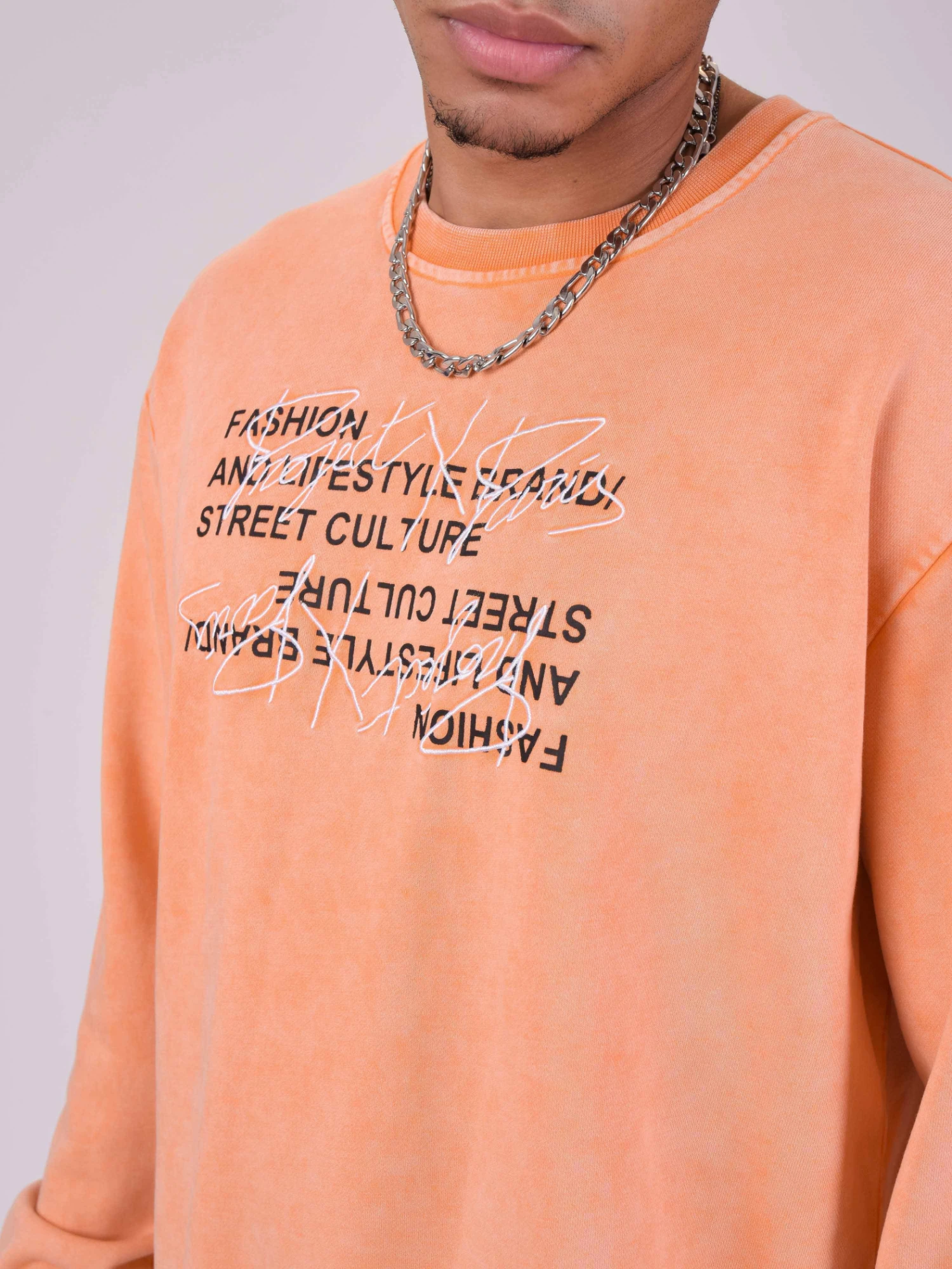 Sweatshirt Oversize Délavé 7 Sweatshirt Oversize Délavé – Image 5