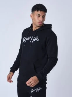 Sweat à Capuche Full Logo Broderie -Monsieur Chic Soldes Boutique t222006 2