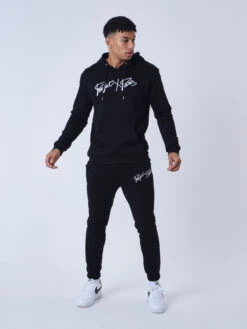 Sweat à Capuche Full Logo Broderie -Monsieur Chic Soldes Boutique t222006 4