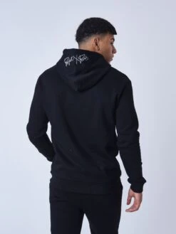 Sweat à Capuche Full Logo Broderie -Monsieur Chic Soldes Boutique t222006 5