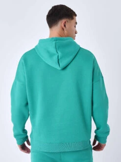 Sweat à Capuche Badge Signature -Monsieur Chic Soldes Boutique t222013 2