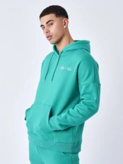 Sweat à Capuche Badge Signature -Monsieur Chic Soldes Boutique t222013 4