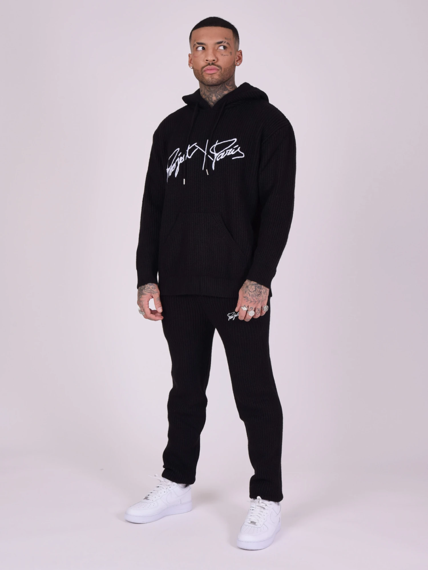 Bas De Jogging En Maille Signature 3 Bas De Jogging En Maille Signature