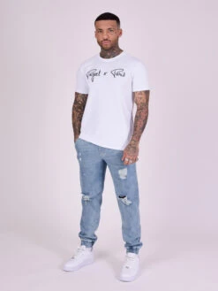 Jean Jogger Déchiré -Monsieur Chic Soldes Boutique t229001 3