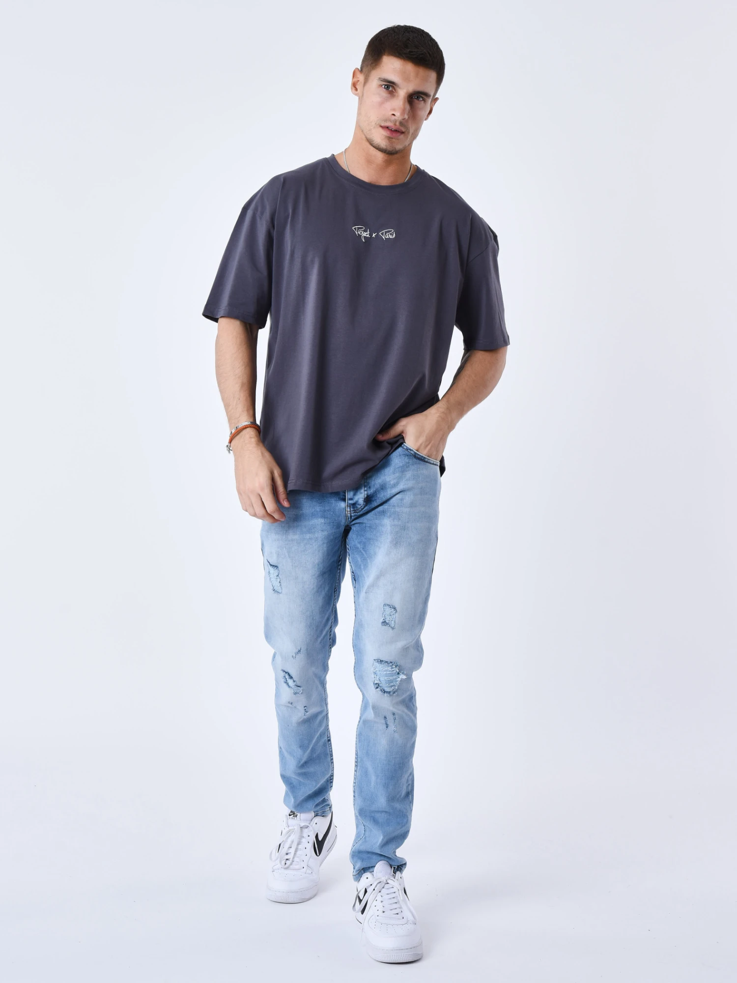 Tee-shirt Broderie Logo Project X Paris 7 Tee-shirt Broderie Logo Project X Paris – Image 5