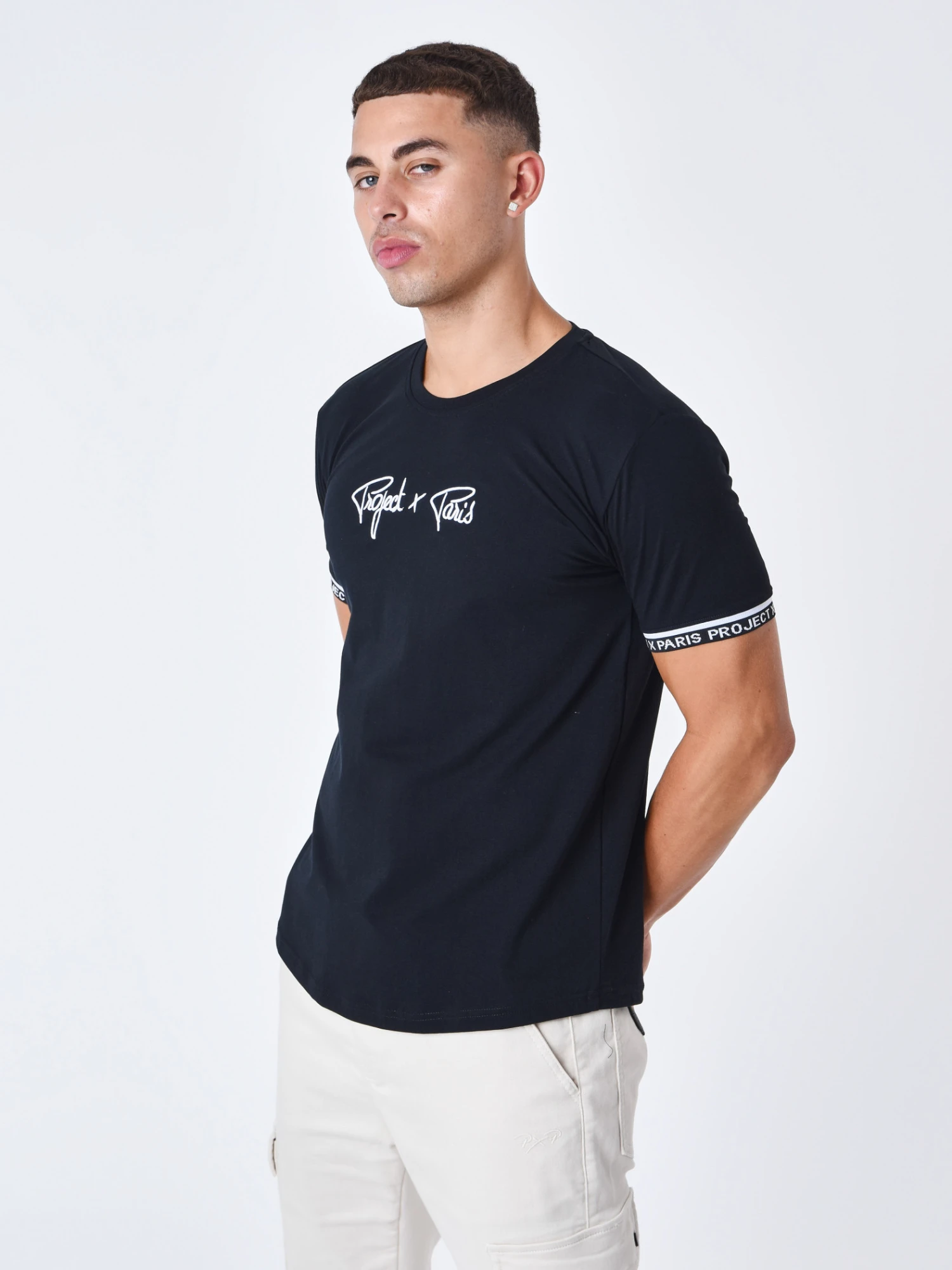 Tee Shirt Logo Brodé En Relief 4 Tee Shirt Logo Brodé En Relief – Image 2