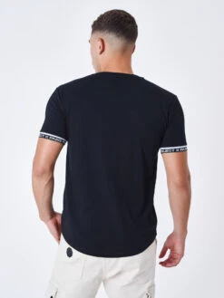 Tee Shirt Logo Brodé En Relief 9 Tee Shirt Logo Brodé En Relief -Monsieur Chic Soldes Boutique t231023 2
