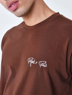 Tee Shirt Brodé Logo Signature -Monsieur Chic Soldes Boutique t231025 2