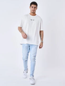 Jean Slim Déchiré Avec Trous -Monsieur Chic Soldes Boutique t239008 1