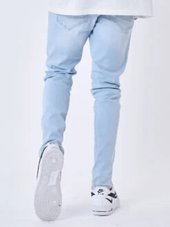 Jean Slim Déchiré Avec Trous -Monsieur Chic Soldes Boutique t239008 2