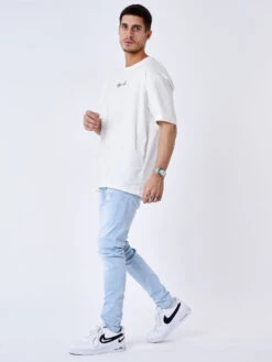 Jean Slim Déchiré Avec Trous -Monsieur Chic Soldes Boutique t239008 3