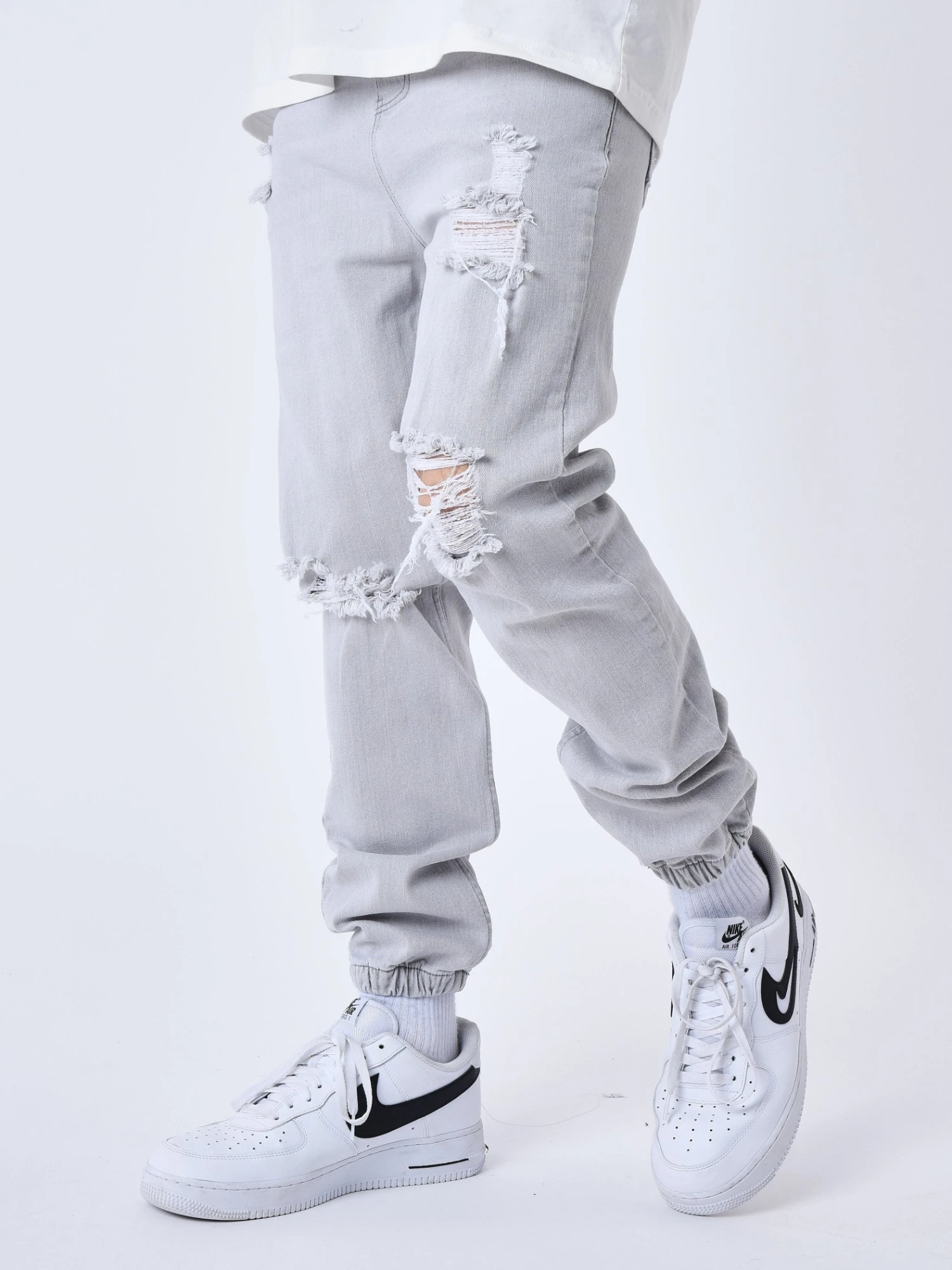 Jog Jean Déchiré Avec Trous 4 Jog Jean Déchiré Avec Trous – Image 2