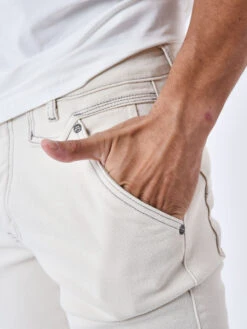 Jean Slim Surpiqûre Contrastée 10 Jean Slim Surpiqûre Contrastée -Monsieur Chic Soldes Boutique t239018 2