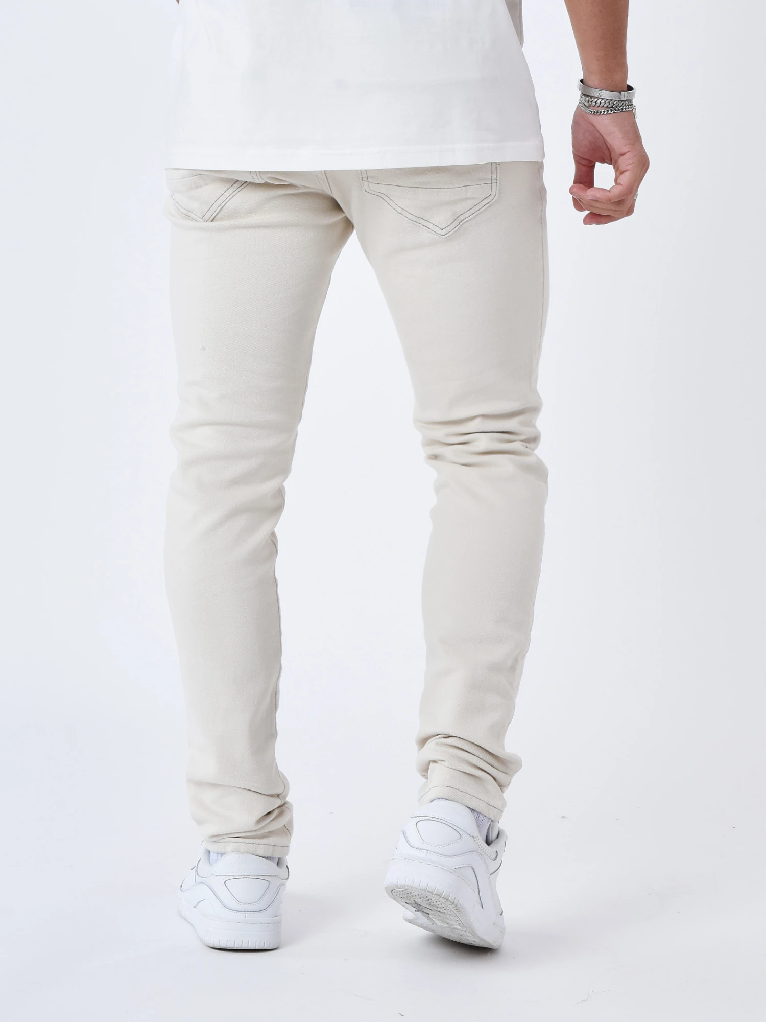 Jean Slim Surpiqûre Contrastée 3 Jean Slim Surpiqûre Contrastée