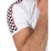 Tee Shirt Bandes Damier Et Liserés -Monsieur Chic Soldes Boutique tee shirt bandes damier et liseres homme project x paris