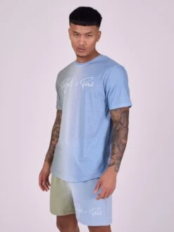Tee-shirt Bicolore Dégradé -Monsieur Chic Soldes Boutique tee shirt bicolore degrade 1