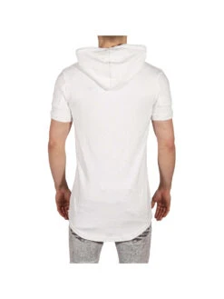 Tee Shirt Biker à Capuche Semi-oversize 88171151 -Monsieur Chic Soldes Boutique tee shirt biker a capuche semi oversize 88171151 2