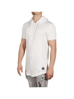 Tee Shirt Biker Ă Capuche Semi-oversize 88171151