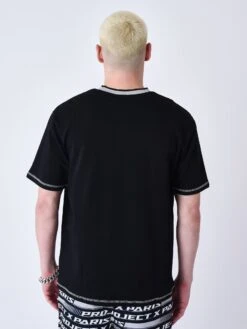 Tee-shirt Classique Brodé -Monsieur Chic Soldes Boutique tee shirt classique brode 3