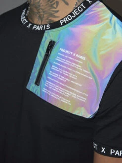 Tee-shirt Empiècement Et Message Texte 10 Tee-shirt Empiècement Et Message Texte -Monsieur Chic Soldes Boutique tee shirt empiecement et message texte 1