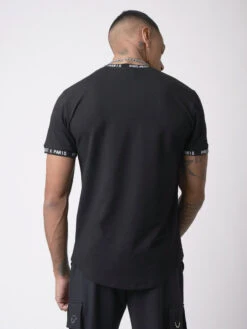 Tee-shirt Empiècement Et Message Texte 12 Tee-shirt Empiècement Et Message Texte -Monsieur Chic Soldes Boutique tee shirt empiecement et message texte 3