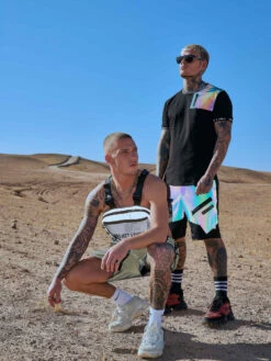 Tee-shirt Empiècement Et Message Texte 13 Tee-shirt Empiècement Et Message Texte -Monsieur Chic Soldes Boutique tee shirt empiecement et message texte 4