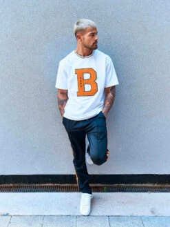 Tee-shirt Loose B "Baba Collab" -Monsieur Chic Soldes Boutique tee shirt loose b 2010122 3