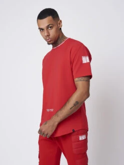 Tee Shirt Loose Broderie Logo -Monsieur Chic Soldes Boutique tee shirt loose broderie logo 2010132 4