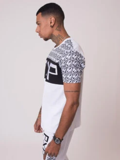 Tee-Shirt Motif All Over PXP -Monsieur Chic Soldes Boutique tee shirt motif all over pxp 2010087 3