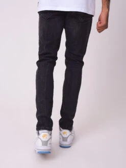 Jean Uni Skinny Gris Foncé -Monsieur Chic Soldes Boutique tp21005 2