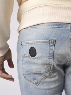 Jean Skinny Effet Usé -Monsieur Chic Soldes Boutique tp21007 3