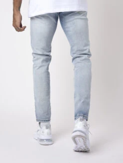 Jean Slim Basic Bleu Pâle -Monsieur Chic Soldes Boutique tp21019 4