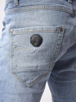 Jean Slim Basic Bleu Clair -Monsieur Chic Soldes Boutique tp21022 4