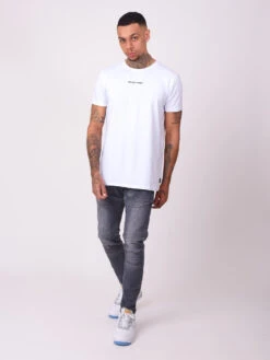 Jean Slim Gris Delavé Coutures Apparentes -Monsieur Chic Soldes Boutique tp21032 4