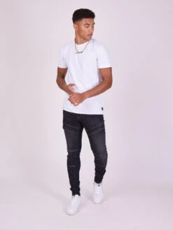 Jean Skinny Détail Coutures Apparentes -Monsieur Chic Soldes Boutique tp21050 2